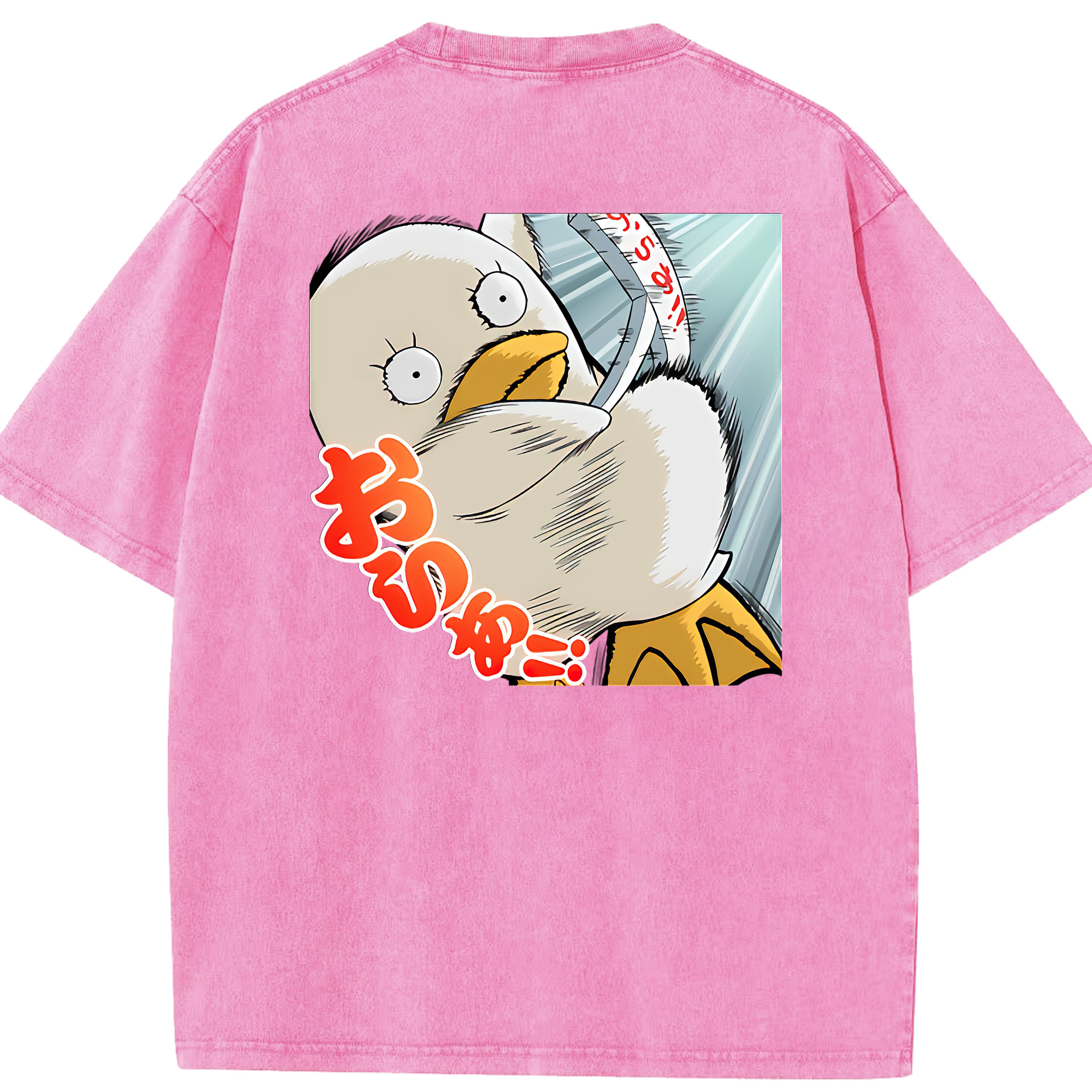 （画像用） ぎんたま 坂田銀時（さかたぎんとき） 神楽 志村新八（しむら しんぱち） GINTAMA Sakata Gintoki Kagura Shimura Shinpachi 綿100% ヴィンテージ風 半袖Tシャツ（背面プリント）